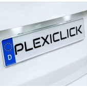 Plexiclick - průhledný držák slovenské SPZ