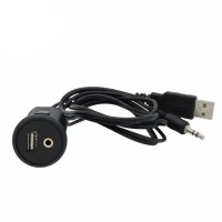 Prodlužovací kabel AUX/USB 100cm MY1121