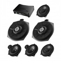 Kompletní ozvučení Audison s DSP procesorem do BMW X3 (F25) se základním audio systémem