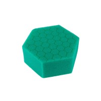 Ruční lešticí aplikátor Carbon Collective HEX Hand Polishing Pad - Green