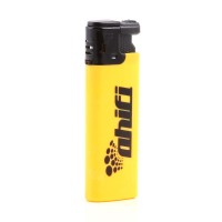 Žlutý plastový plnitelný piezo zapalovač GAS - Ahifi