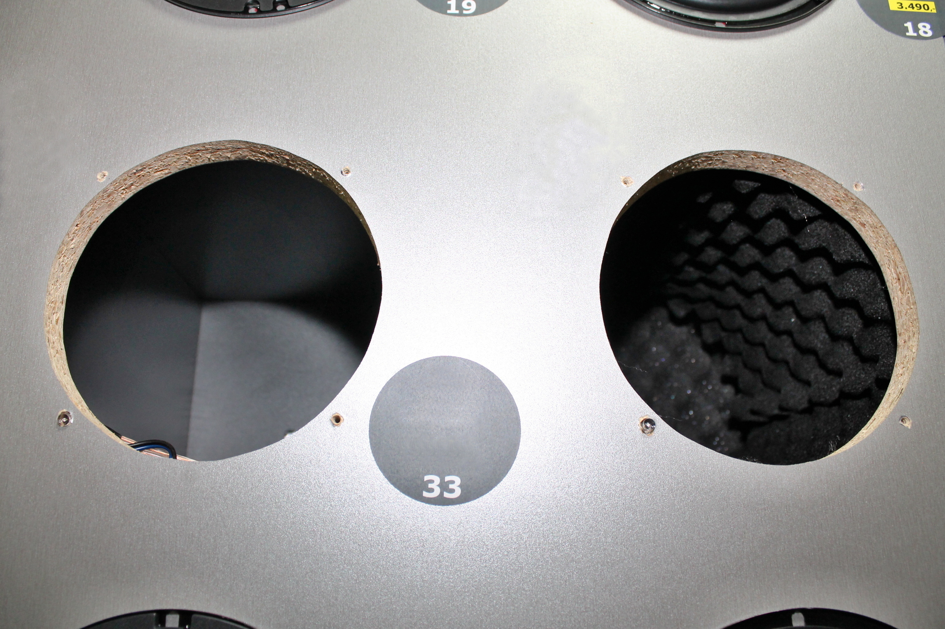 akustická pěna - vliv na zvuk