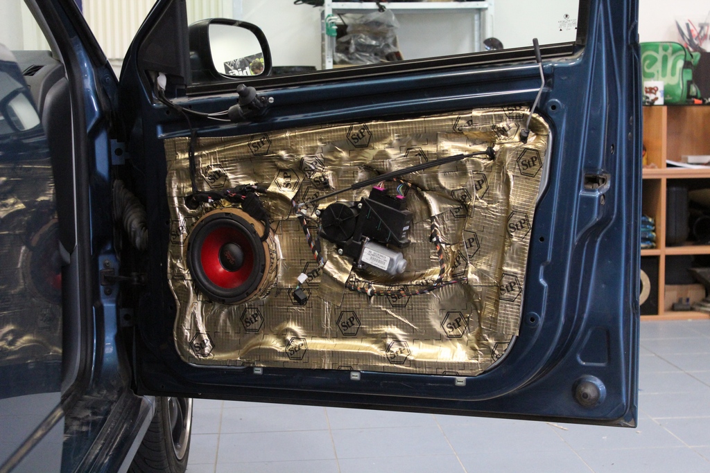 Vytlumení dveří Škoda Fabia 1