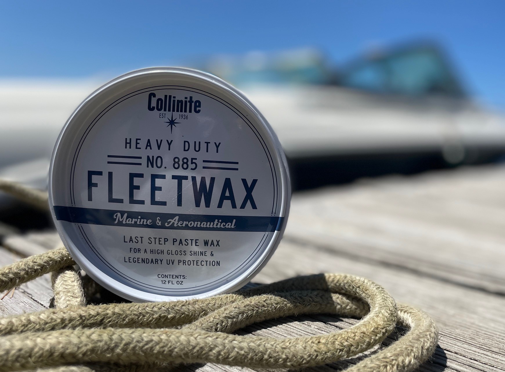 thumbnail image 2 of Collinite Heavy Duty Fleetwax Paste - 12oz Carnauba Wax For Boats, RVs & Vehicles, 2-Pack 2 of 9