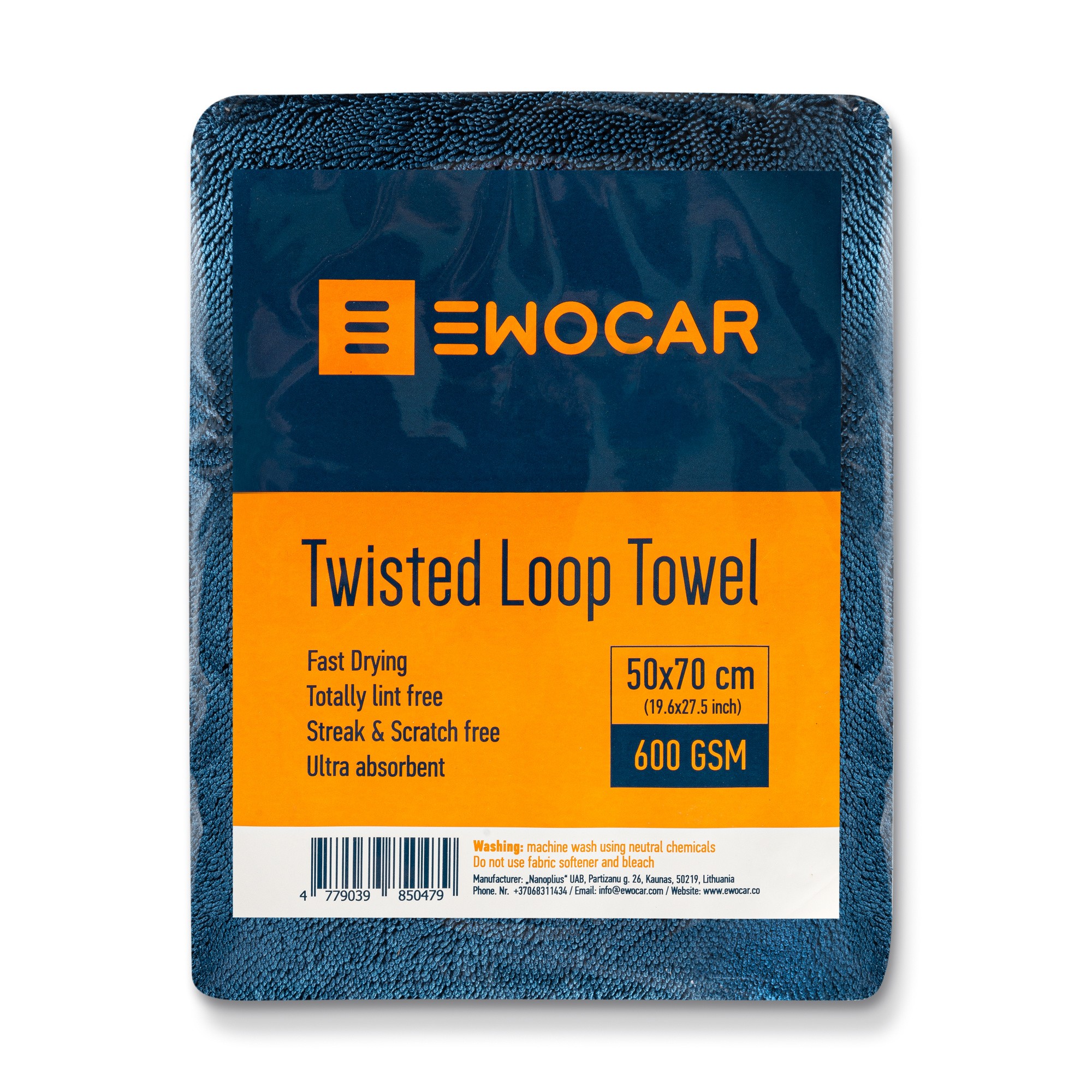 Sušicí ručník Ewocar Twisted Loop Drying Towel - Blue (50 x 70 cm ...