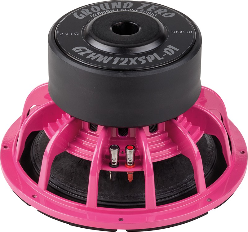 Subwoofer Ground Zero GZHW 12XSPL-D1 PINK EDITION - Ahifi.cz