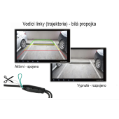 Univerzalna stražnja parkirna kamera Macrom AHD / CVBS