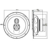 Blaupunkt ICx 663 auto zvučnici