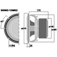 Subwoofer CARPOWER SONIC-12MK2