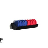 Držák leštících kotoučů Poka Premium Shelf for storing polishing pads - from 83mm to 165mm (40cm) LITE