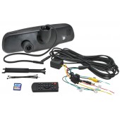 HD DVR camera with recording and 4.3" monitor in the rearview mirror HV-043LA