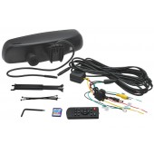 HD DVR camera with recording and 4.3" monitor in the rearview mirror HV-043LA
