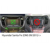 Redukční rámeček autorádia pro Hyundai Santa Fe