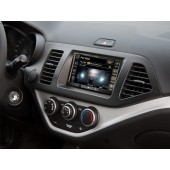 Car radio reduction frame for Kia Picanto