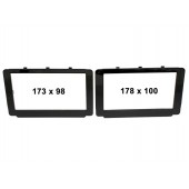 Car radio reduction frame for Toyota Hilux