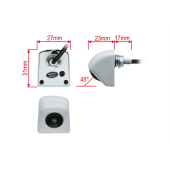 Univerzalna stražnja parkirna kamera Macrom AHD / CVBS