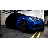 Ochranná plachta na auto Poka Premium Equipment Premium quality car cover black with welt - Hatchback / Sedan