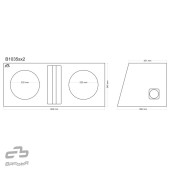Bassreflexová dvojitá ozvučnice Basser B1035SX2 Black