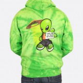 Sуитшърт Dodo Juice Alien' Hoodie Tie-Dye Green Small
