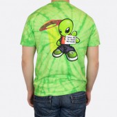 Tričko Dodo Juice Alien' T-shirt Tie-Dye Green Extra Extra Large