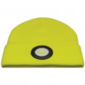 Čepice se svítilnou Unilite Beanie Yellow