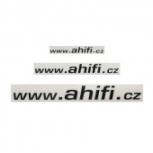 Samolepka AHIFI 200 x 22 mm černá