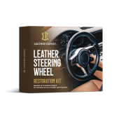 Set de renovare a volanului Leather Expert - Volan Negru