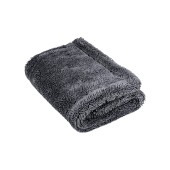 Carbon Collective Onyx Twisted Mini Drying Towel - Wheels & Shuts (Grey)