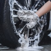 Mikrovláknová rukavice na mytí kol Purestar Double Twist Wheel Mitt