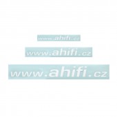 Samolepka AHIFI 120 x 13 mm bílá