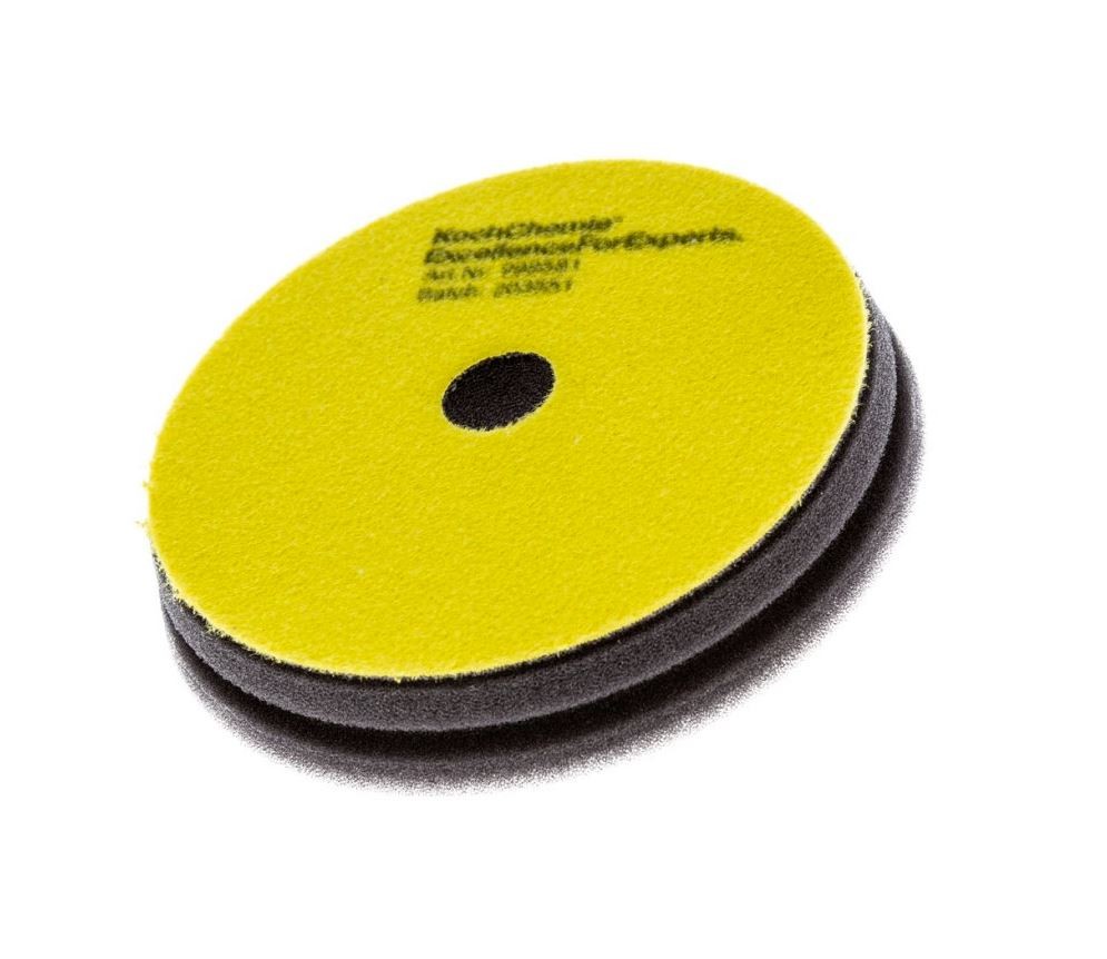 Lešticí kotouč Koch Chemie Fine Cut Pad, žlutý 126 x 23 mm