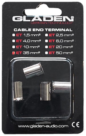 Kabelové dutinky Gladen Z-T-C 35 mm²