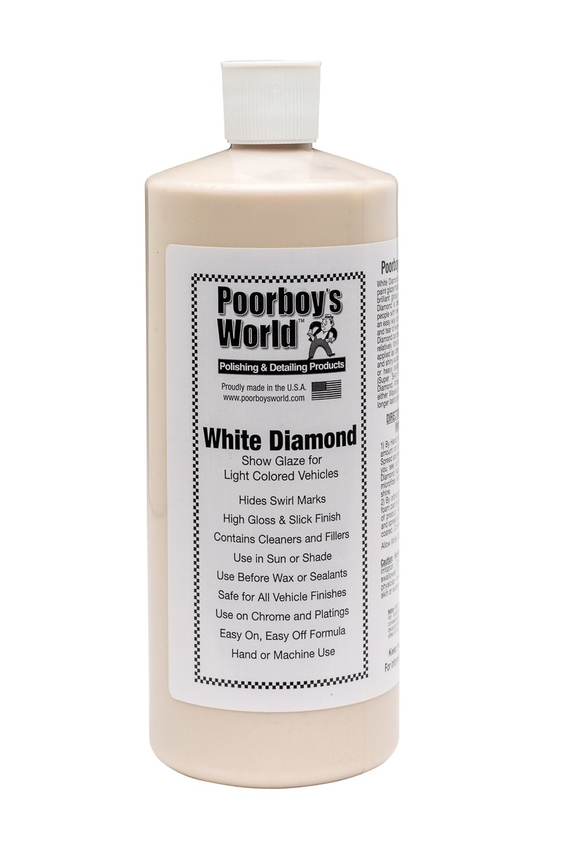 Glaze pro světlé barvy Poorboy's White Diamond Show Glaze (946 ml)