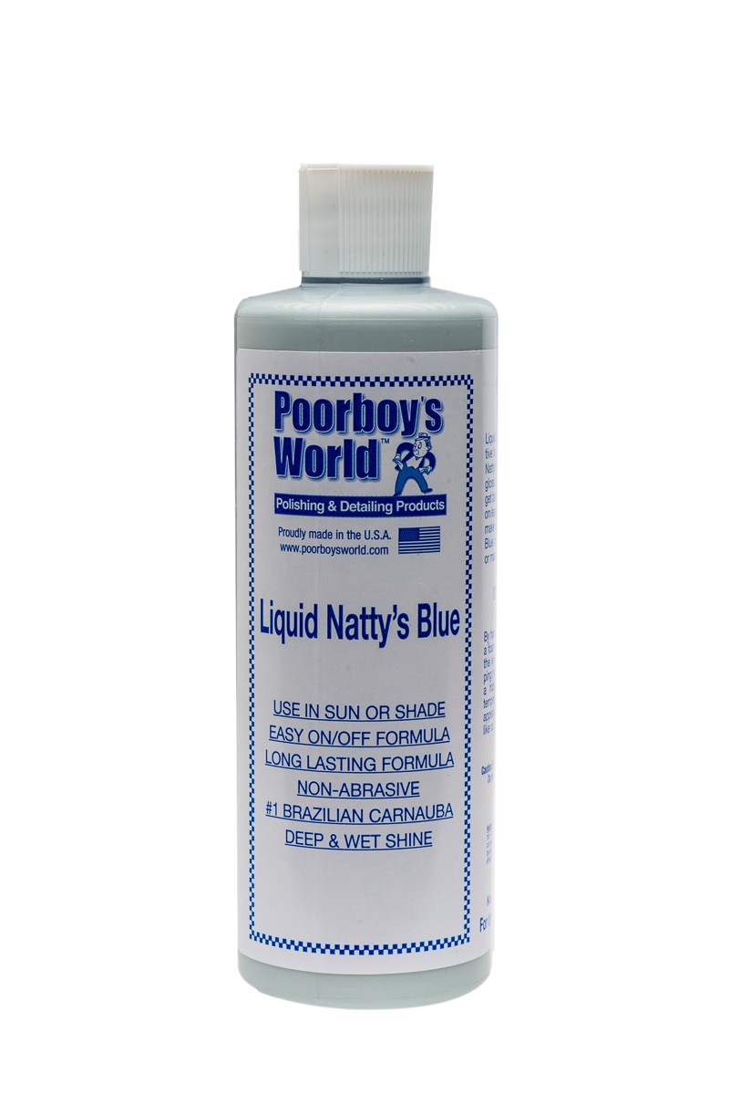 Tekutý karnaubský vosk Poorboy's Liquid Natty's Blue Wax (473 ml)