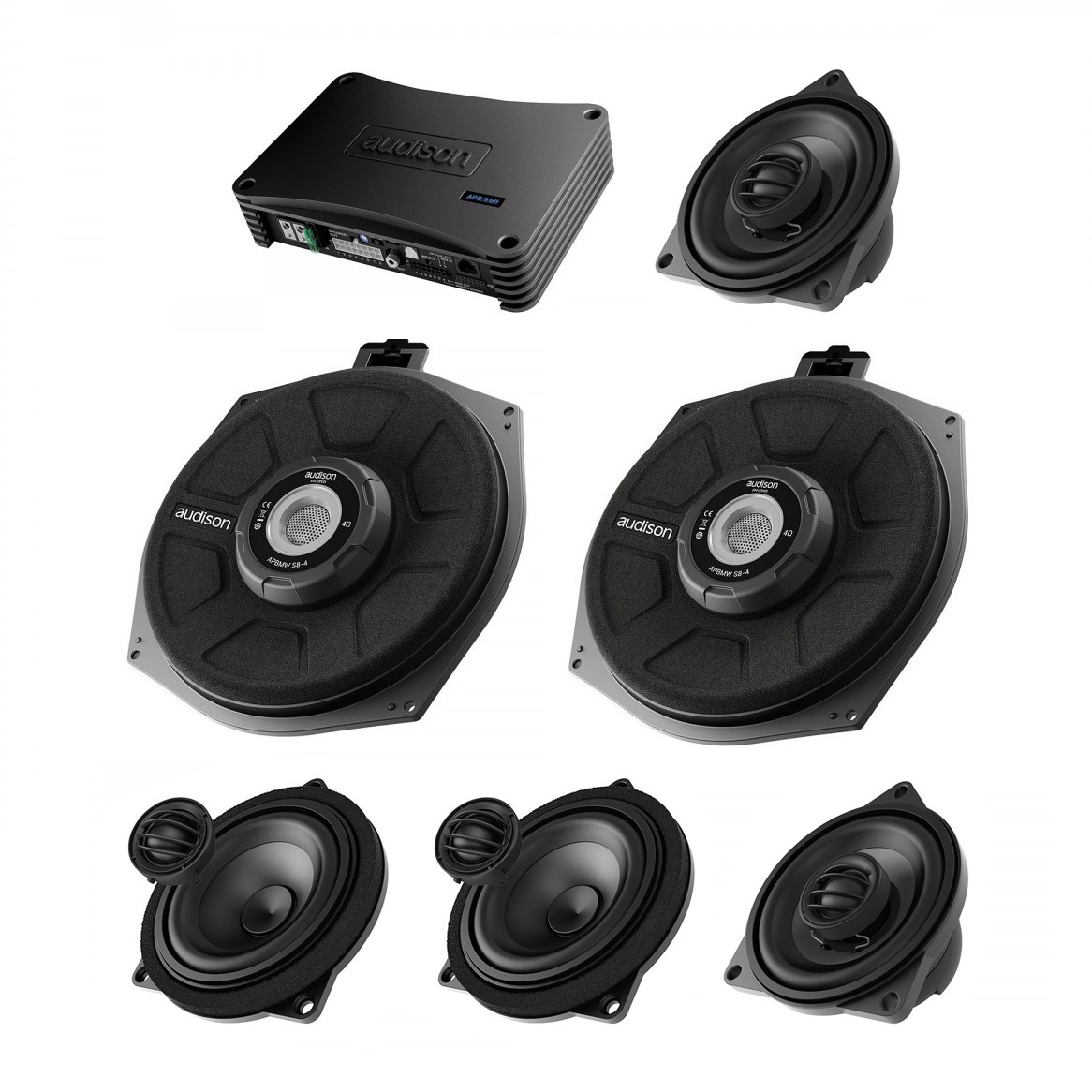 Kompletní ozvučení s DSP procesorem do BMW 1 (E81, E82, E87, E88) se základním audio systémem