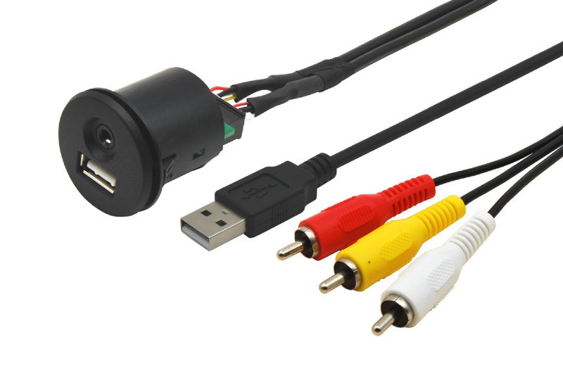 USB / JACK 4pólový prodlužovací kabel