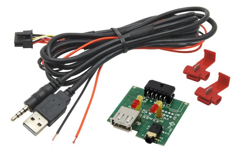 OEM USB / AUX adaptér pro konektor ve vozech KIA USB + JACK