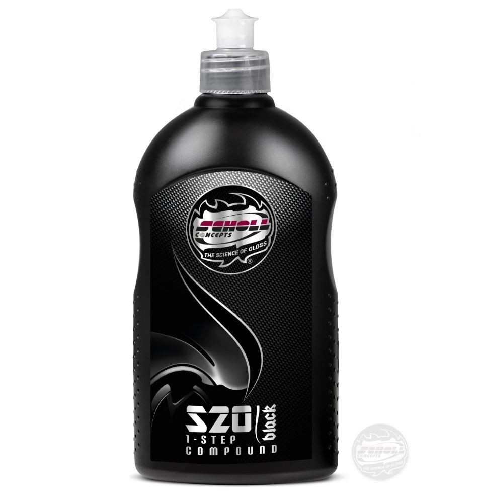 Lešticí pasta Scholl Concepts S20 BLACK Real 1-Step Compound (500 ml)