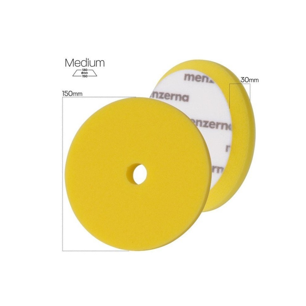 Lešticí kotouč Menzerna Medium Cut Foam Pad 150 mm Yellow