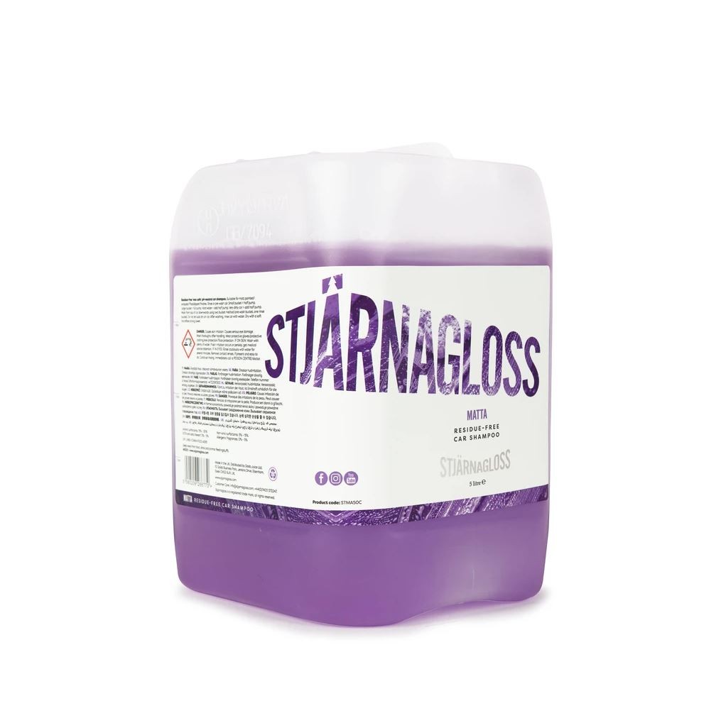 Šampon pro automobily s matným povrchem Stjärnagloss Matta (5 l)