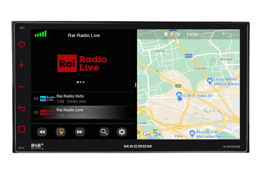 Autorádio Macrom M-AN700DAB