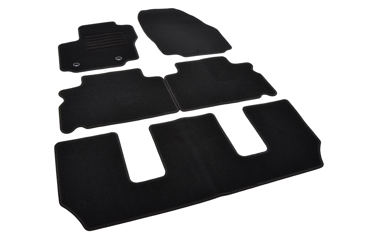 Textilní autokoberce Rigum pro Ford Galaxy 7 míst. (2012 - 2015)