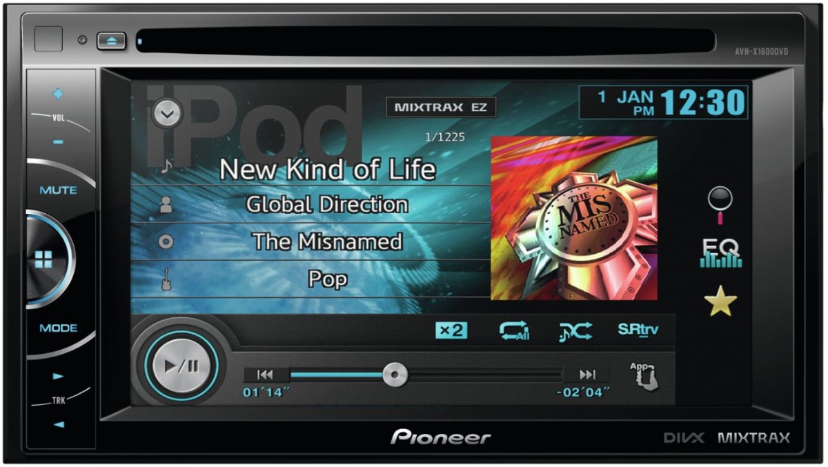 Autorádio PIONEER AVHX1600DVD Ahifi.cz