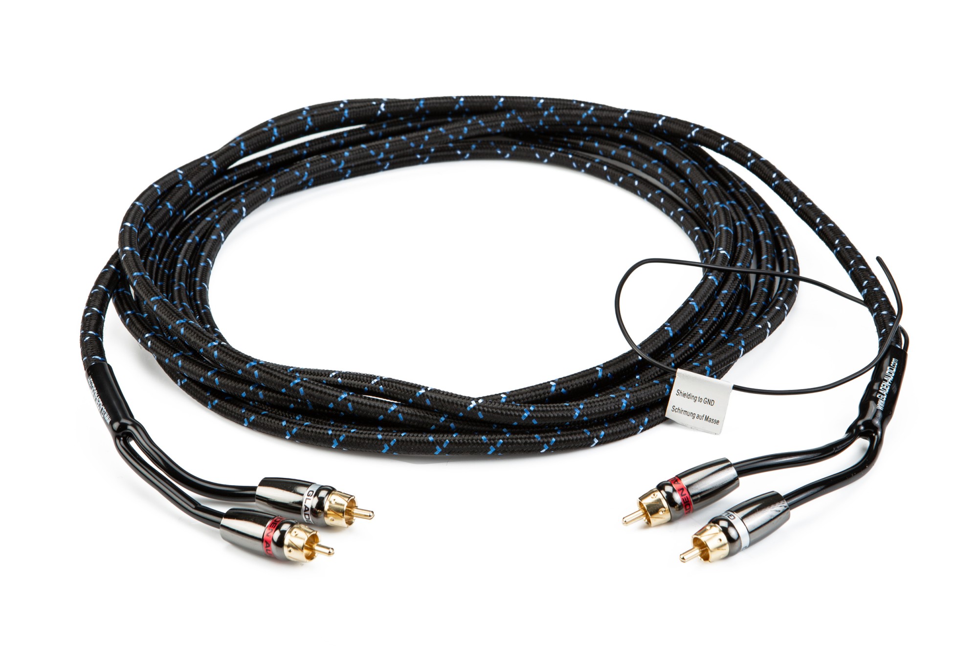 Signálový kabel Gladen Zero RCA 0,75 m