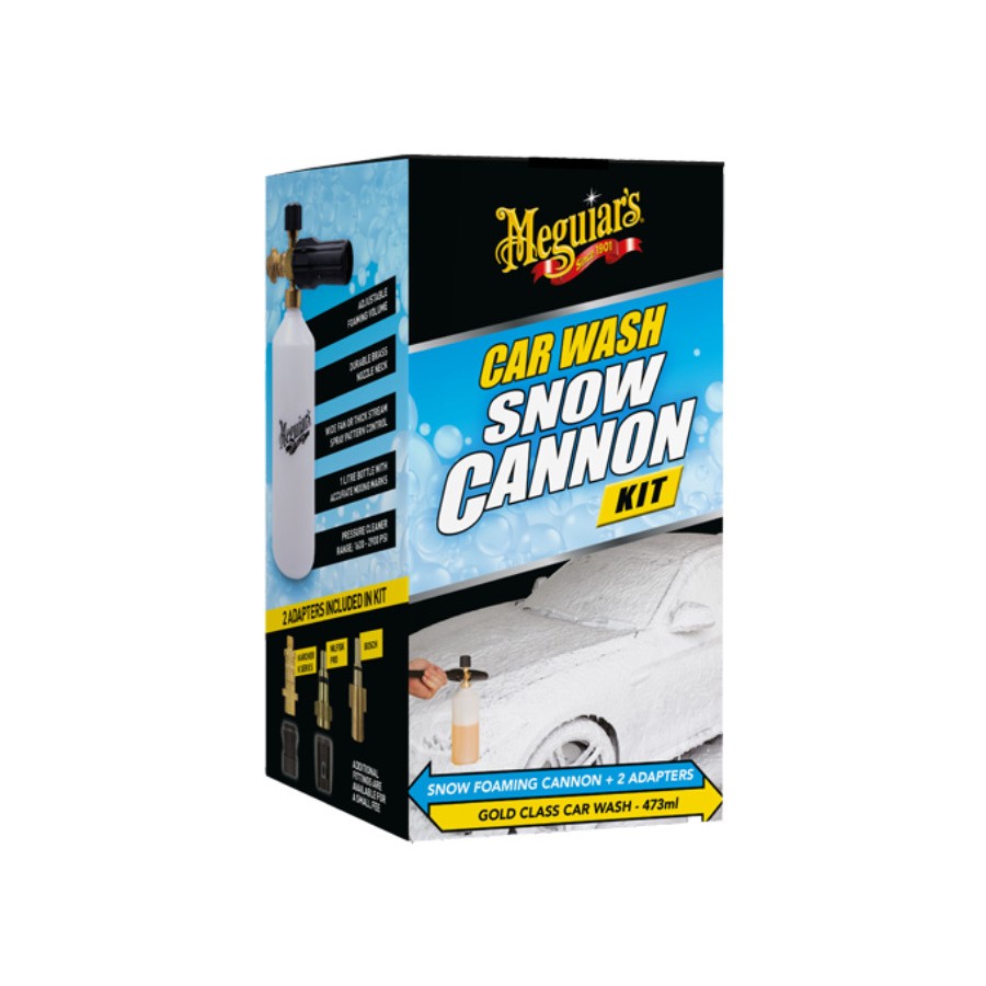 Meguiar's Car Wash Snow Cannon Kit sada napěňovače a autošamponu