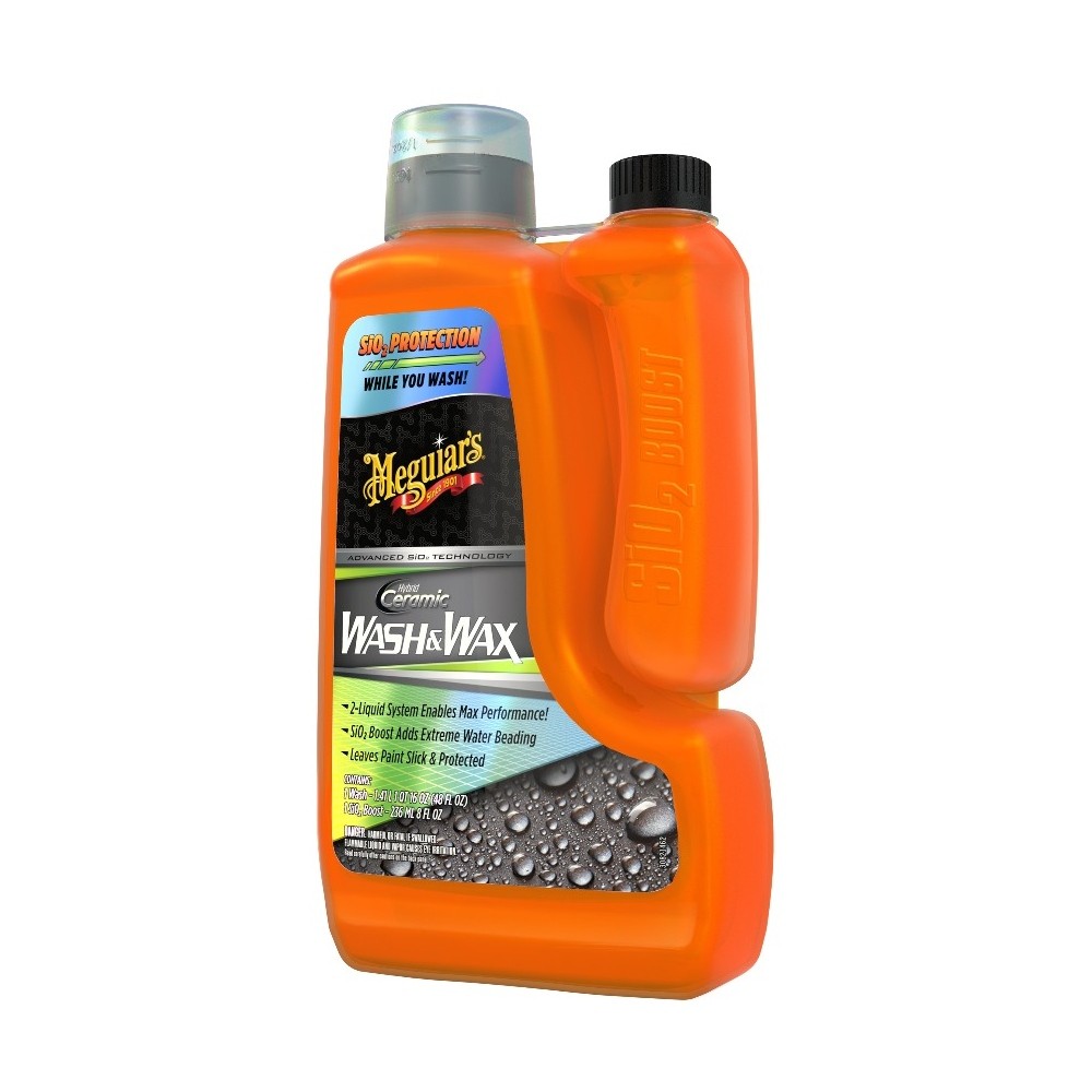 Meguiar's Hybrid Ceramic Wash & Wax - hybridní keramický autošampon, 1 410 ml + 236 ml