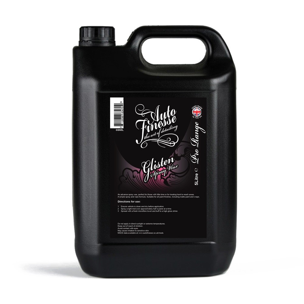 Auto Finesse Glisten Spray Wax 5000 ml rychlý vosk