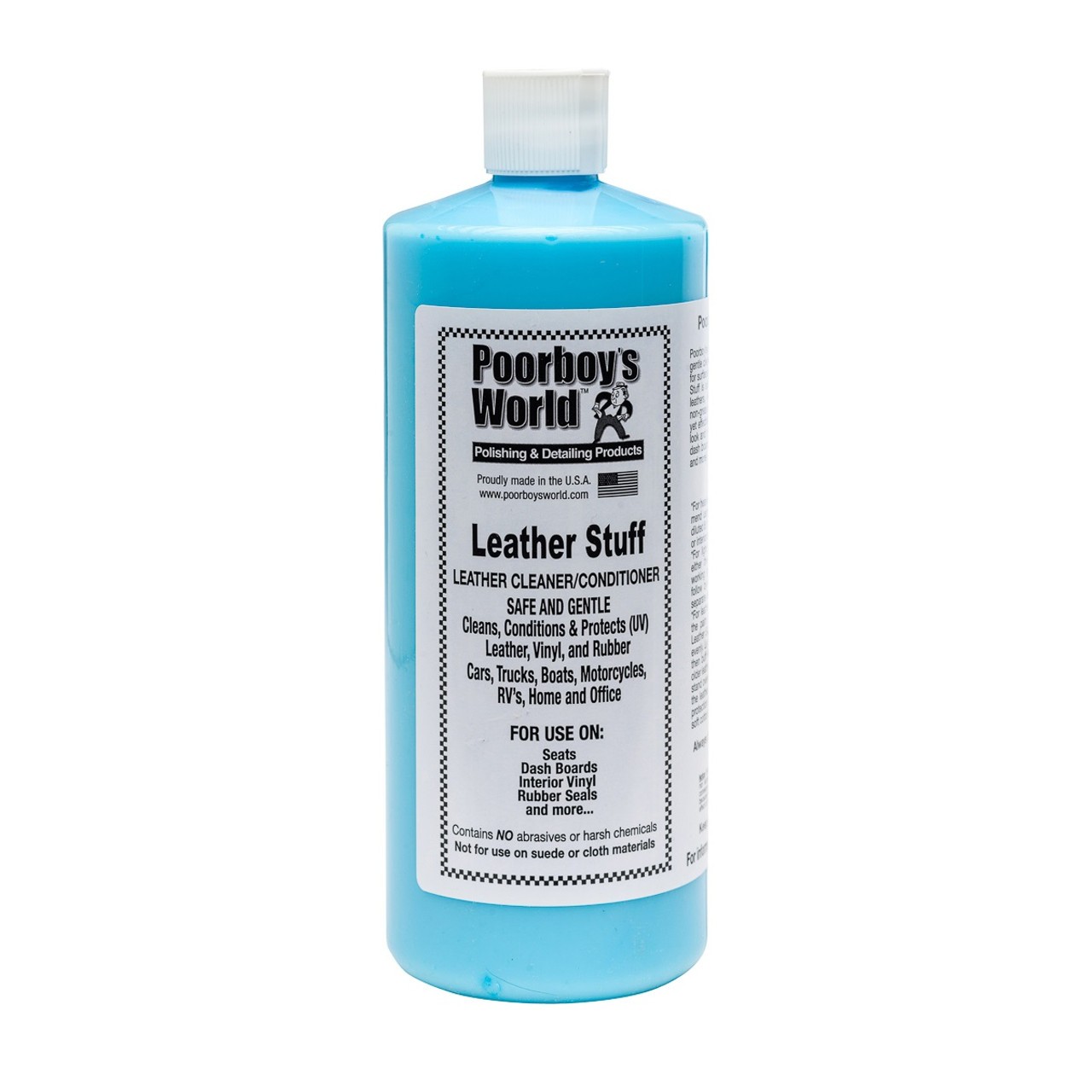 Čistič, kondicionér a ochrana kůže Poorboy's Leather Stuff (946 ml)