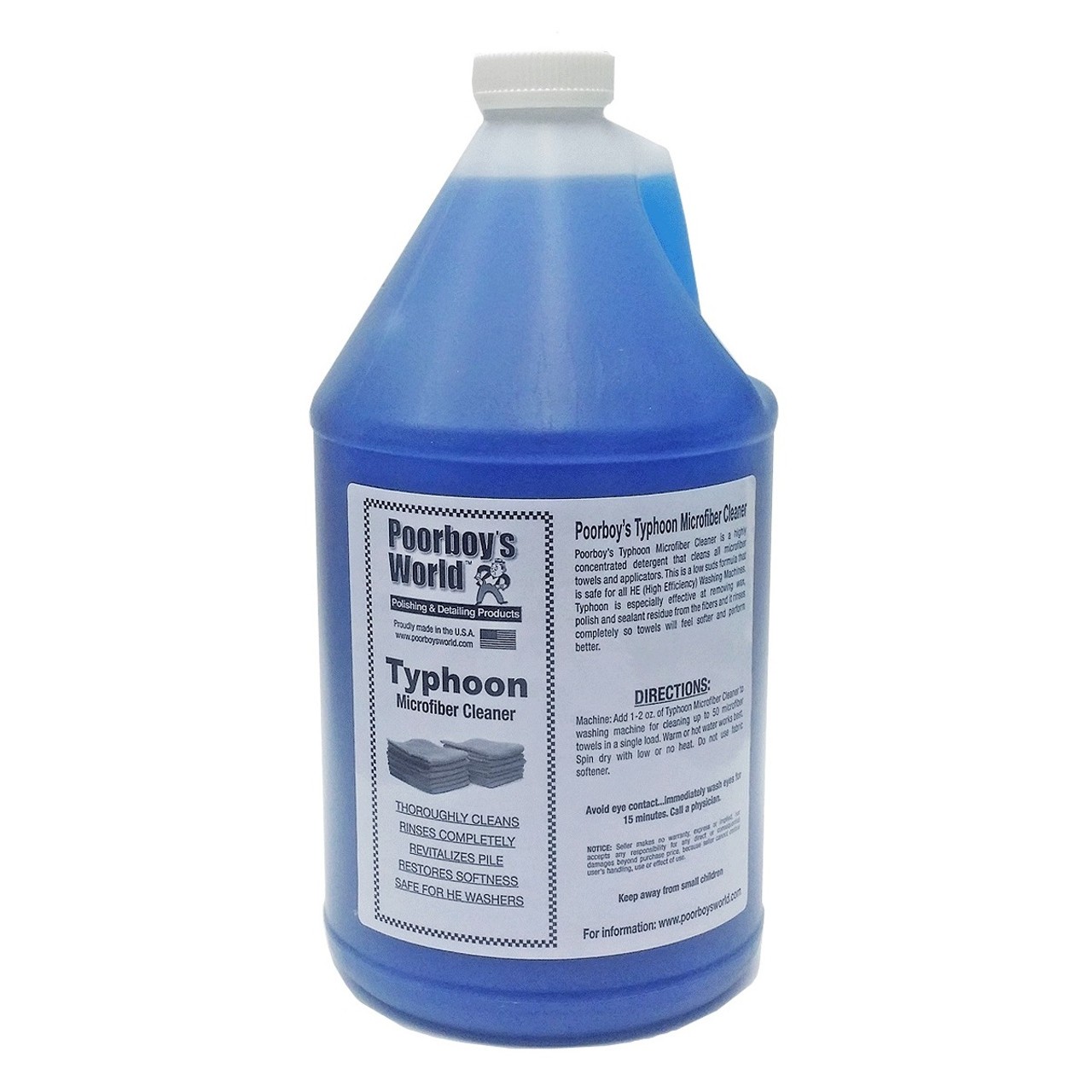 Prací prostředek pro utěrky Poorboy's Typhoon Microfiber Cleaner (3,78 l)
