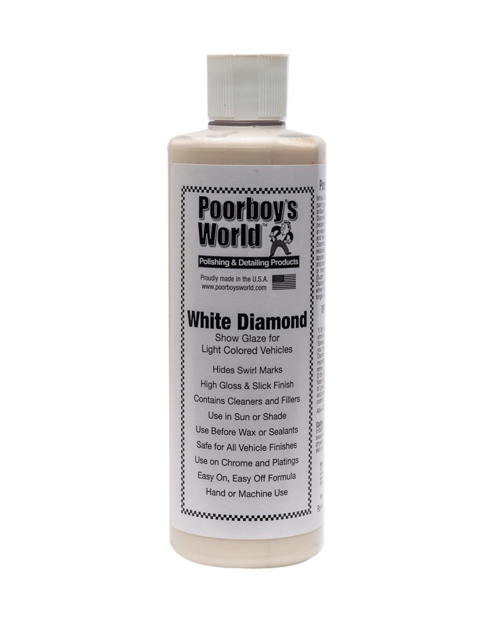 Glaze pro světlé barvy Poorboy's White Diamond Show Glaze (473 ml)
